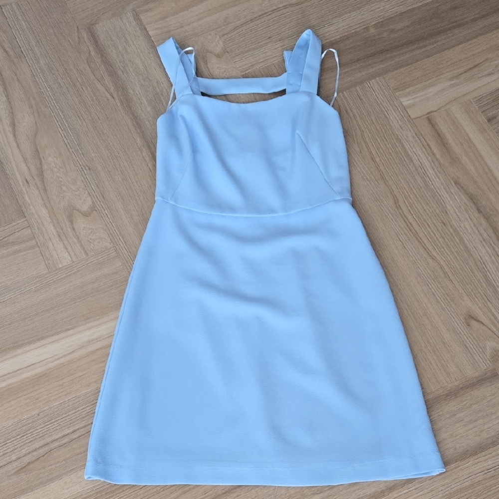 Nicole Miller Light Blue Mini Dress